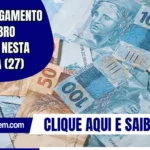 INSS: pagamento de outubro começa nesta segunda (27)