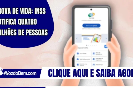 Prova de Vida: INSS notifica quatro milhões de pessoas