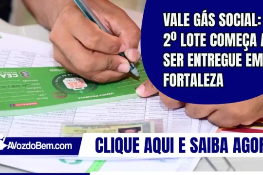 Vale Gás Social: entrega do 2º lote segue em Fortaleza