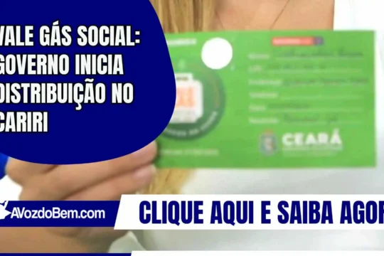 Vale Gás Social: Governo inicia distribuição no Cariri