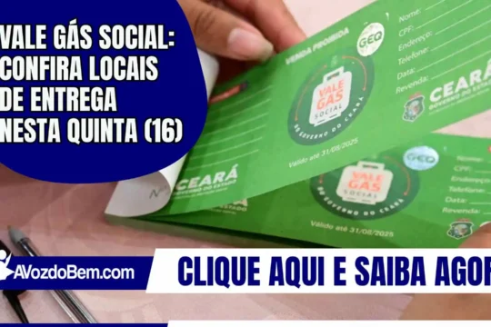 Vale Gás Social: confira locais de entrega nesta quinta