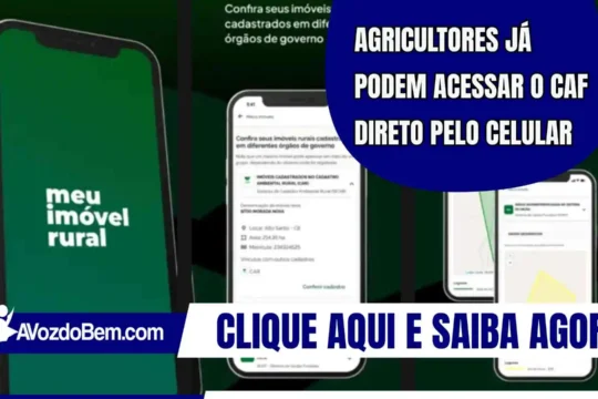 Agricultores já podem acessar o CAF direto pelo celular