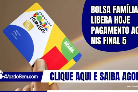 Bolsa Família libera hoje pagamento ao NIS final 5
