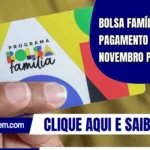 Bolsa Família: pagamento de novembro para NIS 3
