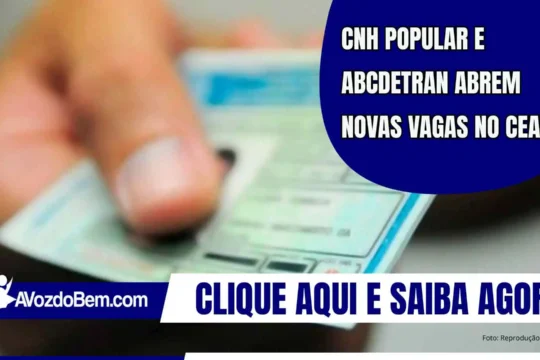 CNH Popular e ABCDetran abrem novas vagas no Ceará