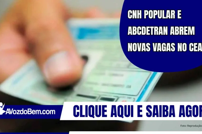 CNH Popular e ABCDetran abrem novas vagas no Ceará