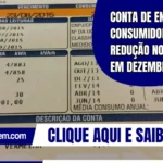 Conta de energia: Consumidor terá redução no preço em dezembro