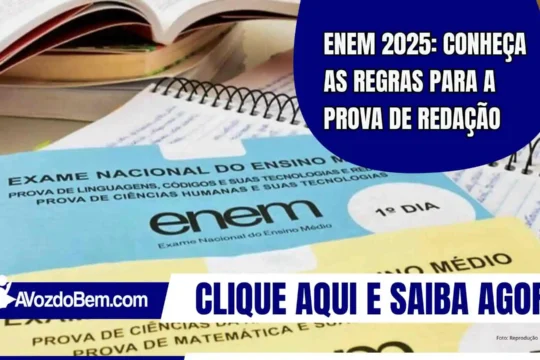 Enem 2025: Conheça as regras para a prova de redação