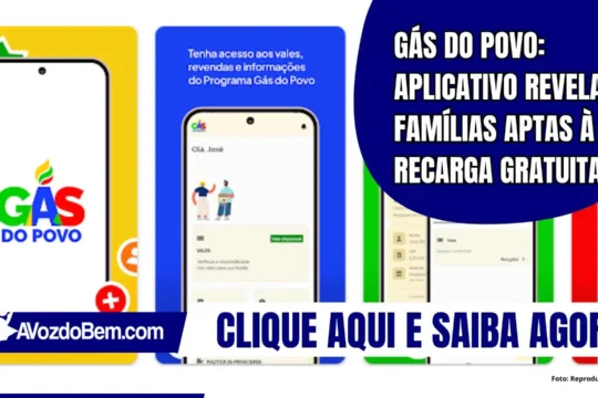 Gás do Povo: aplicativo revela famílias aptas à recarga gratuita
