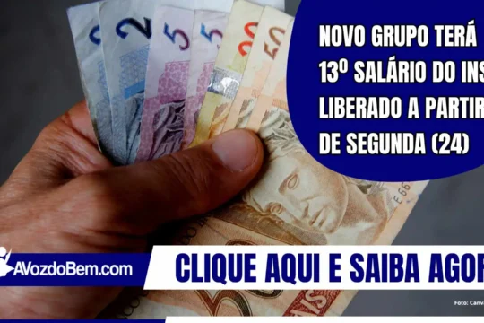 Novo grupo terá 13º salário do INSS liberado a partir de segunda (24)