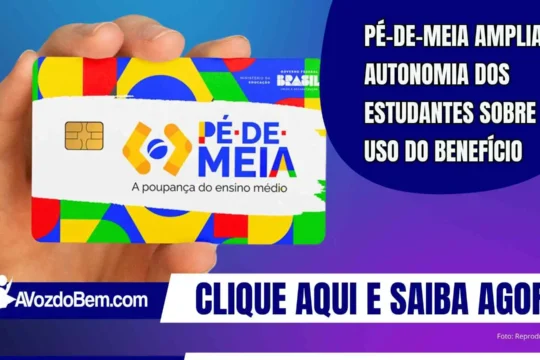 Pé-de-Meia amplia autonomia dos estudantes sobre uso do benefício