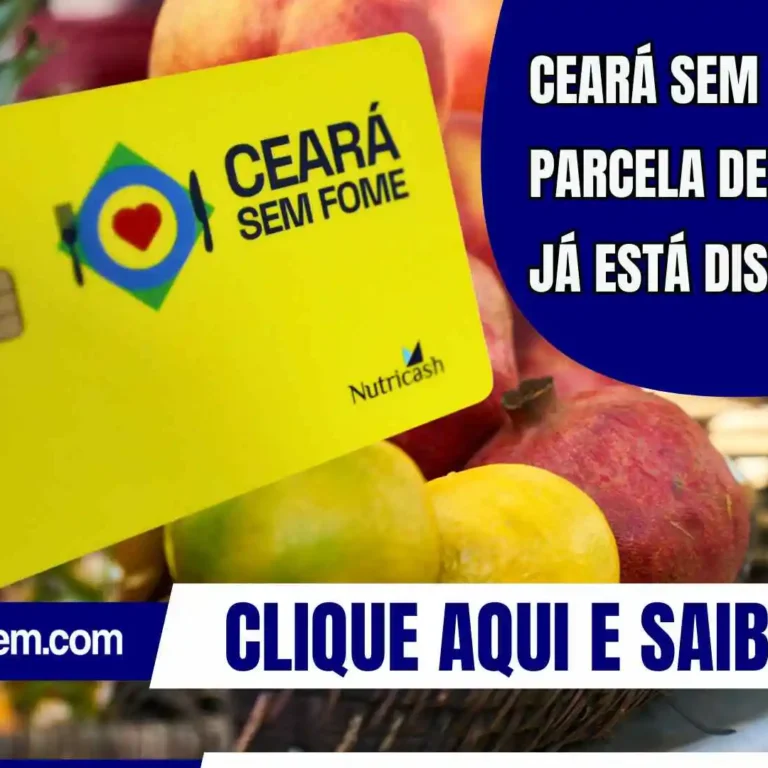 Ceará Sem Fome: parcela de novembro já está disponível