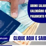 Calendário de pagamento do Abono Salarial para o exercício de 2026