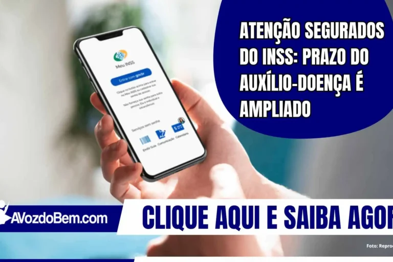 Atenção segurados do INSS: prazo do auxílio-doença é ampliado