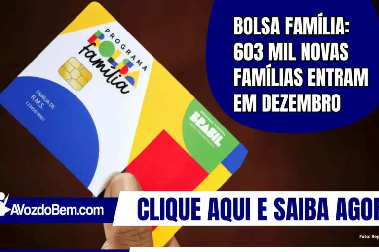 Bolsa Família: 603 mil novas famílias entram em dezembro