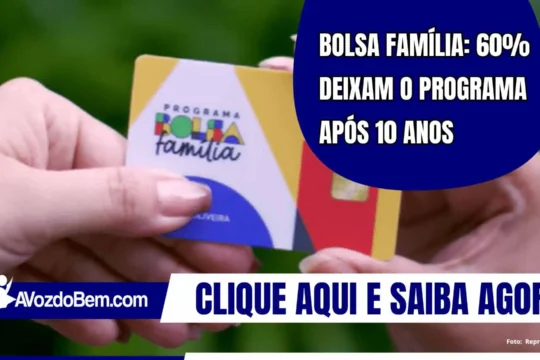 Bolsa Família: 60% deixam o programa após 10 anos
