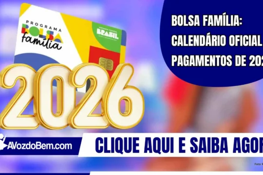 Bolsa Família: calendário oficial de pagamentos de 2026