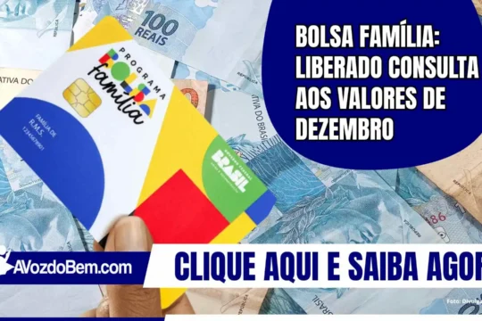 Bolsa Família: liberado consulta aos valores de dezembro