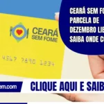 Ceará Sem Fome: Parcela de dezembro liberada; saiba onde comprar