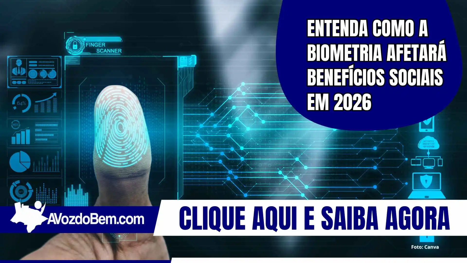 Entenda como a biometria afetará benefícios sociais em 2026