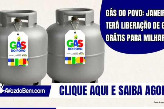 Gás do Povo: janeiro terá liberação de gás grátis para milhares