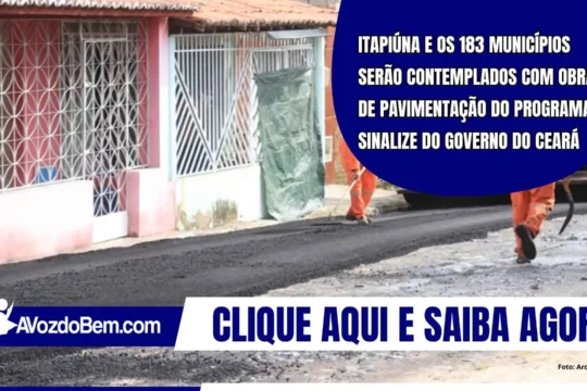 Programa Sinalize: Itapiúna e os 183 municípios serão contemplados