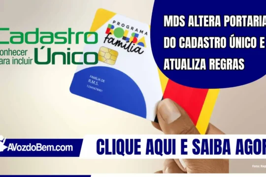 MDS altera Portaria do Cadastro Único e atualiza regras