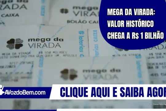 Mega da Virada: valor histórico chega a R$ 1 bilhão