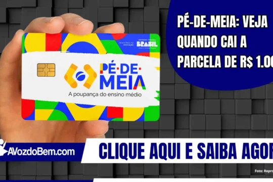 Pé-de-Meia: veja quando cai a parcela de R$ 1.000
