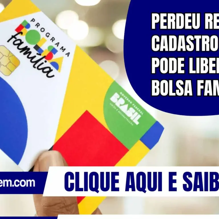 Perdeu renda? Cadastro Único pode liberar Bolsa Família