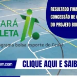 Resultado final da concessão de 6 mil bolsas do Projeto Bolsa-Esporte