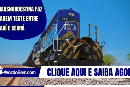 Transnordestina faz viagem teste entre Piauí e Ceará