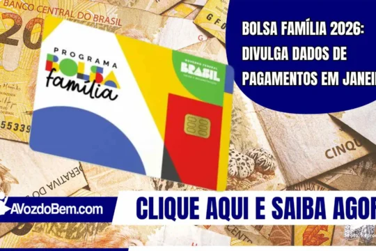 Bolsa Família 2026: divulga dados de pagamentos em janeiro
