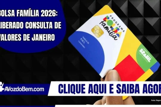 Bolsa Família 2026: liberado consulta de valores de janeiro
