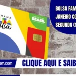 Bolsa Família de janeiro começa nesta segunda