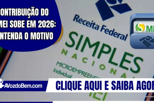 Contribuição do MEI sobe em 2026: entenda o motivo