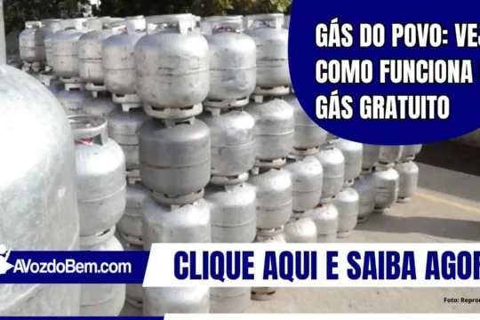 Gás do Povo: veja como funciona o gás gratuito