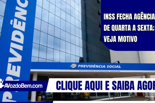 INSS fecha agências de quarta a sexta; veja motivo