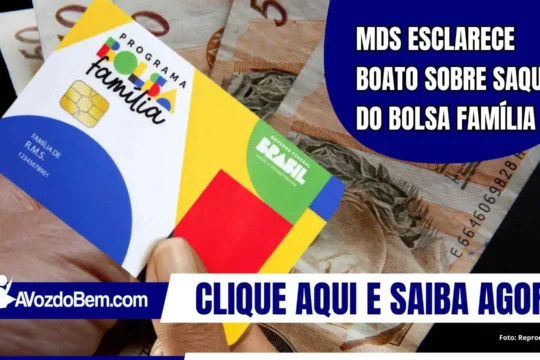 MDS esclarece boato sobre saque do Bolsa Família