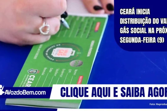Ceará inicia distribuição do Vale Gás Social na próxima segunda-feira