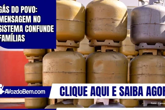 Gás do Povo: mensagem no sistema confunde famílias