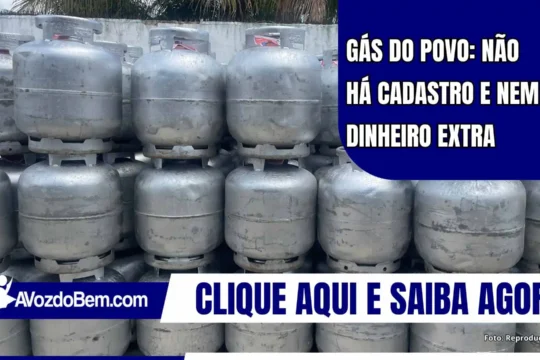 Gás do Povo: não há cadastro e nem dinheiro extra