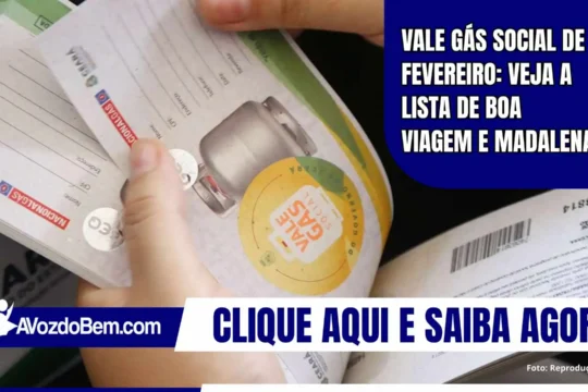 Vale Gás Social de Fevereiro: Veja a lista de Boa Viagem e Madalena