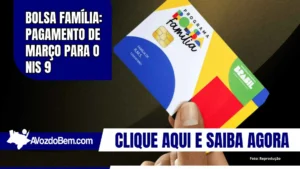 Bolsa Família: Pagamento de março para o NIS 9