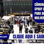 Câmara aprova spray de pimenta para defesa de mulheres