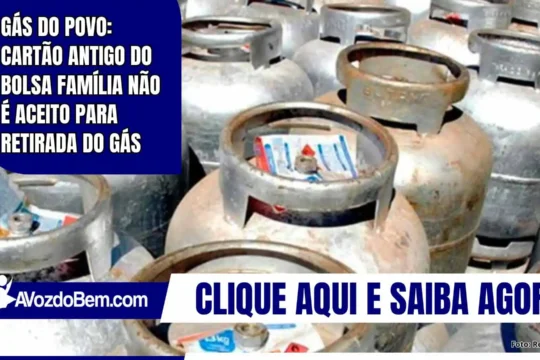 Gás do Povo: Cartão antigo do Bolsa Família não é aceito para retirada do gás