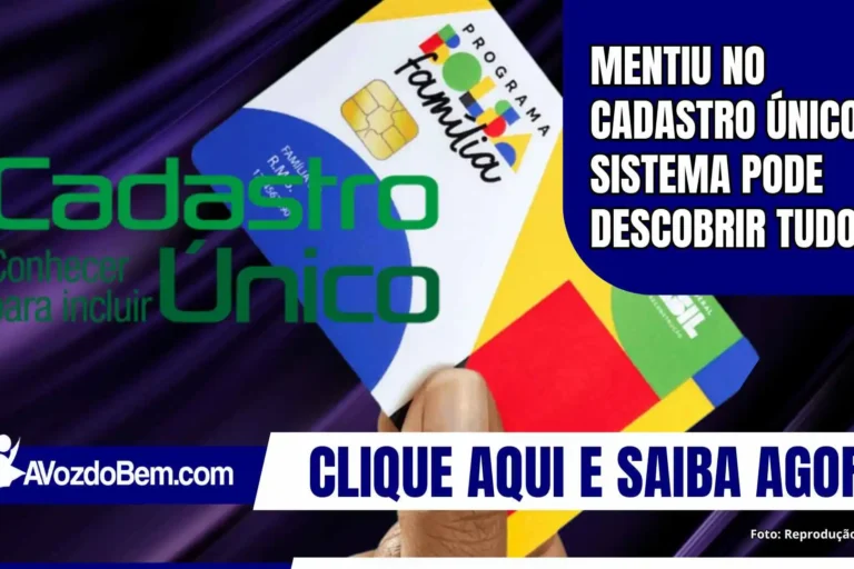 Mentiu no Cadastro Único? Sistema pode descobrir tudo