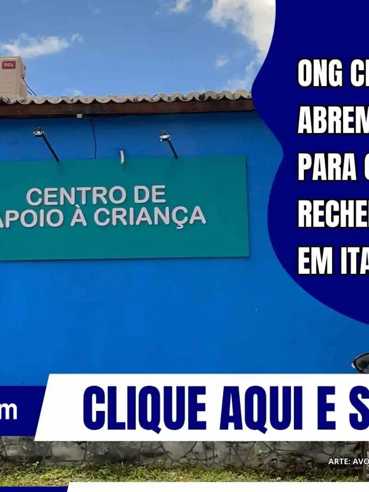 Arte de divulgação da parceria entre a ONG CEACRI e o Senac para inscrições no curso de Bolos, Recheios e Coberturas em Itapiúna, Ceará.